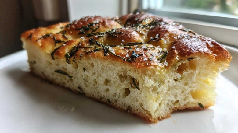 Italian Herb Focaccia Bread (One Bowl)