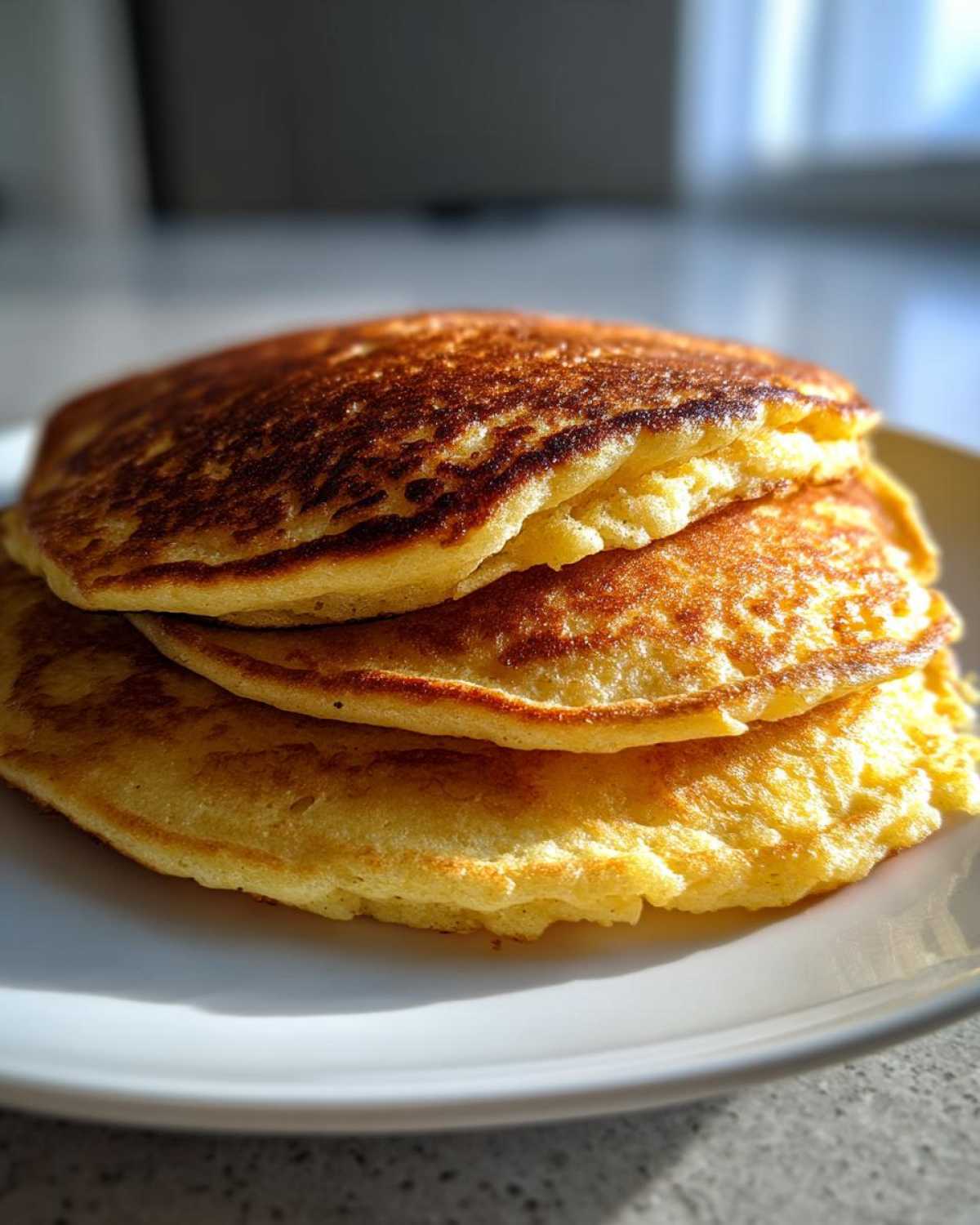 Keto Almond Flour Banana Pancakes - detail 2
