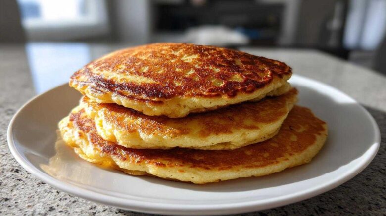 Keto Almond Flour Banana Pancakes