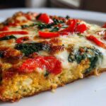 Keto Cauliflower Crust Pizza