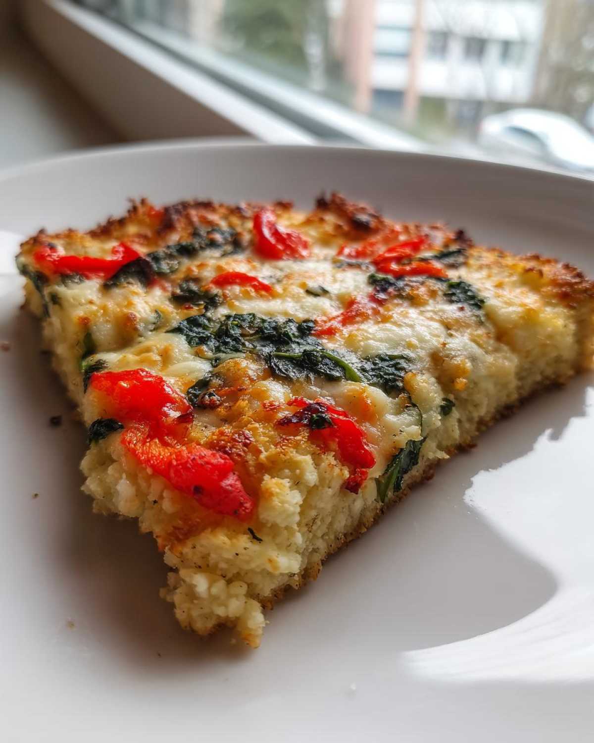 Keto Cauliflower Crust Pizza - detail 2