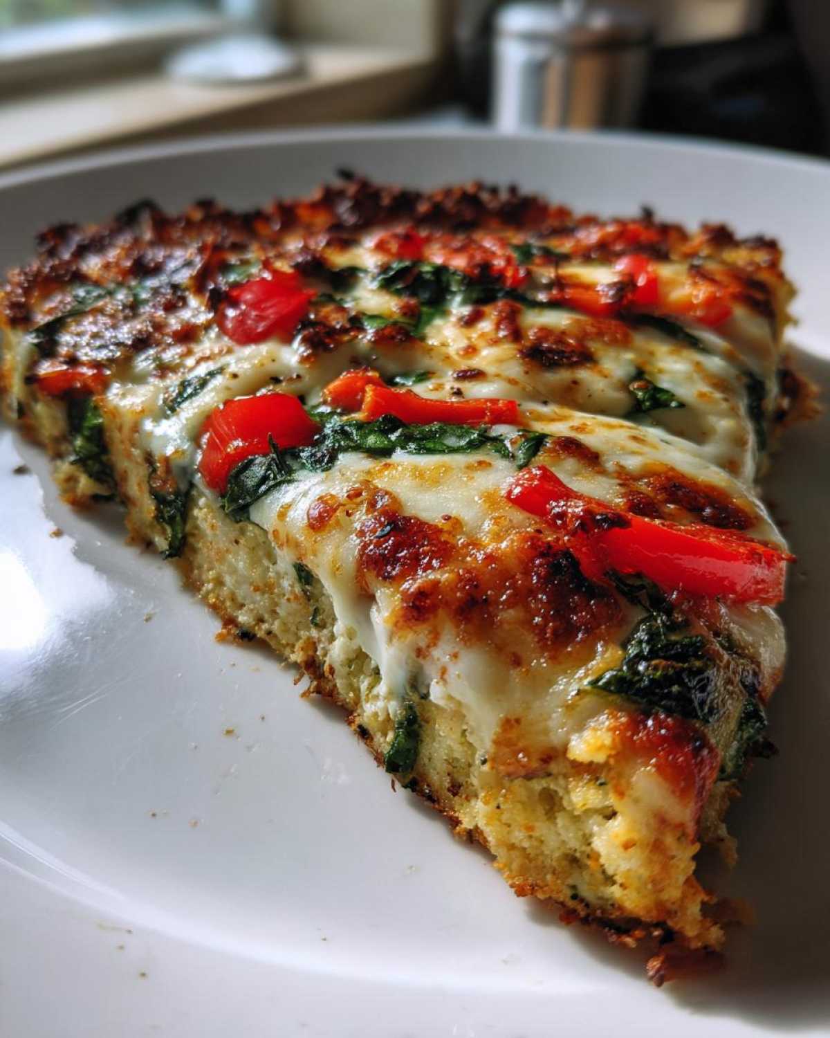 Keto Cauliflower Crust Pizza - detail 3