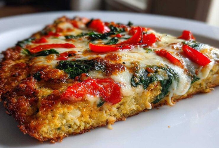 Keto Cauliflower Crust Pizza