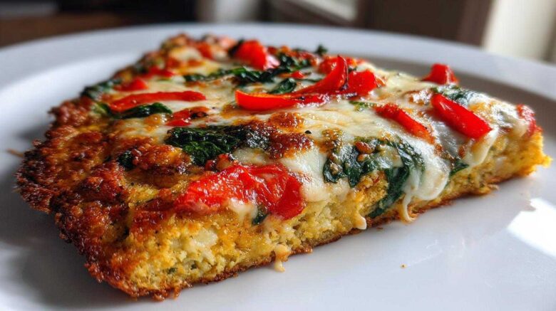 Keto Cauliflower Crust Pizza