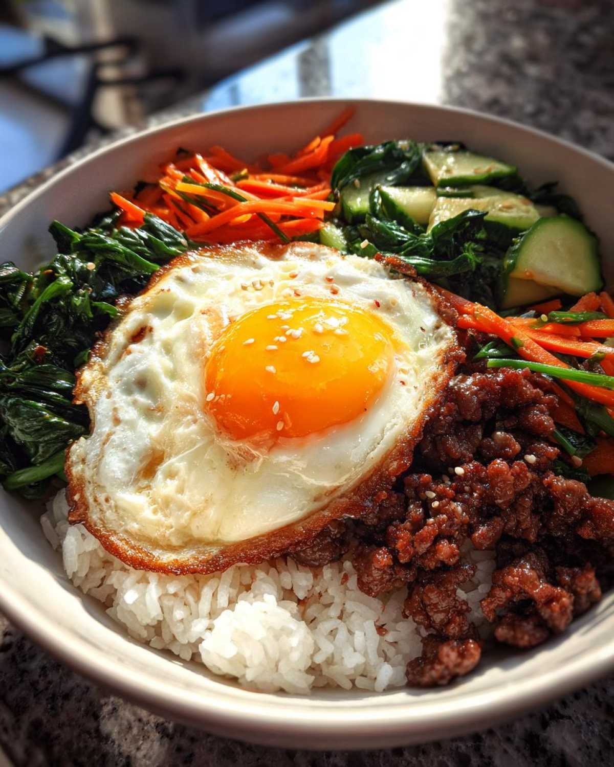 Korean Beef Bibimbap Bowl - detail 2