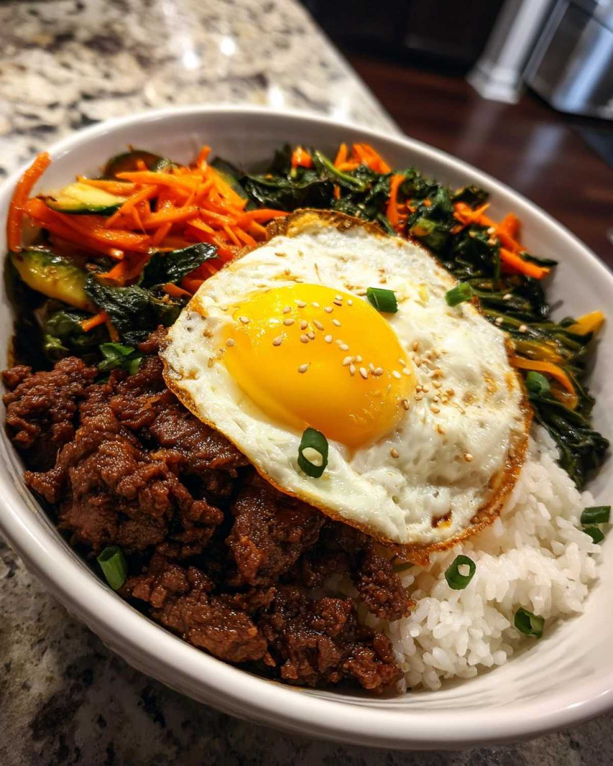 Korean Beef Bibimbap Bowl - detail 3