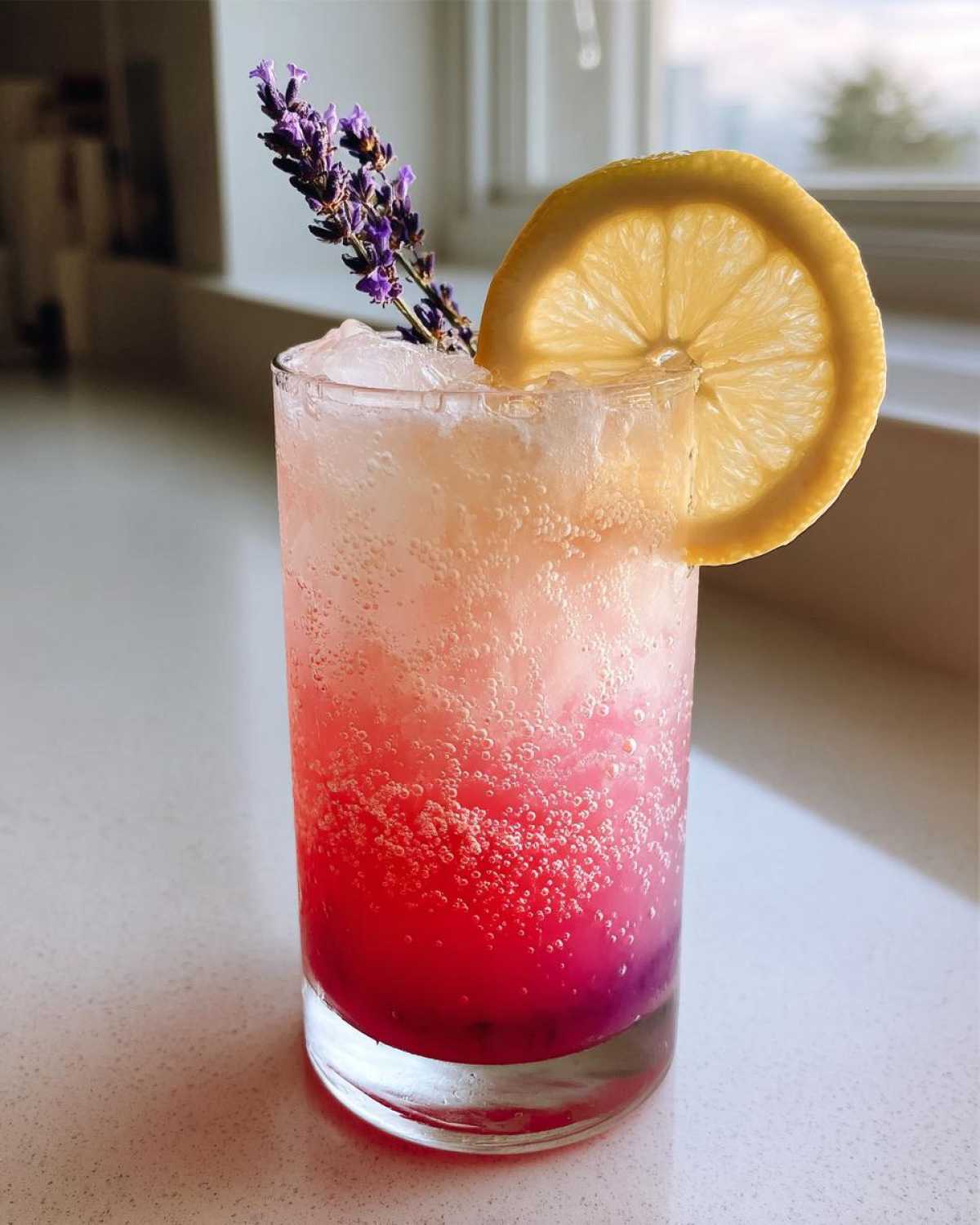 Lavender Strawberry Lemonade Spritzer - detail 1