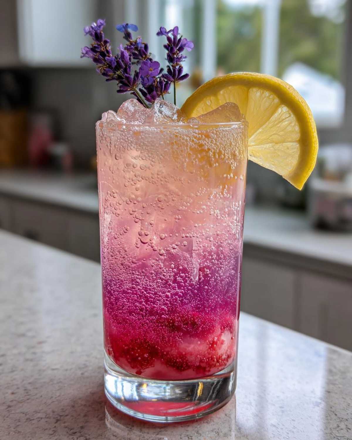 Lavender Strawberry Lemonade Spritzer - detail 3