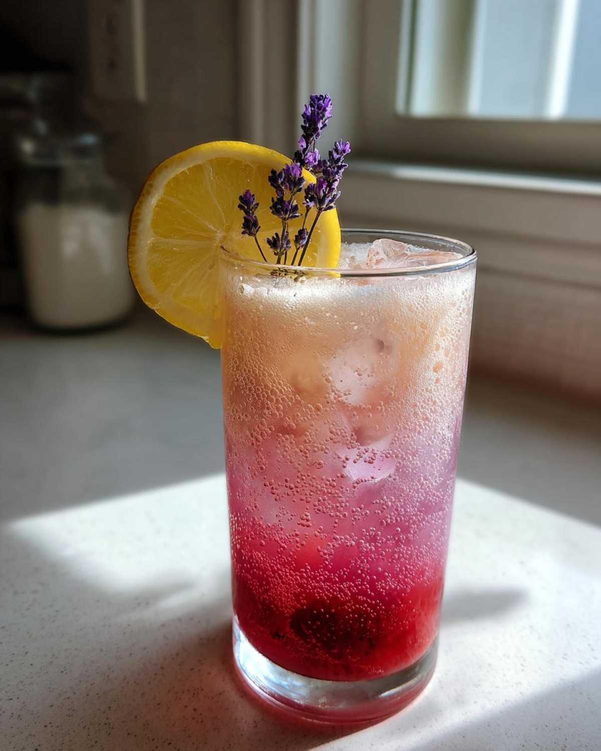 Lavender Strawberry Lemonade Spritzer - detail 4
