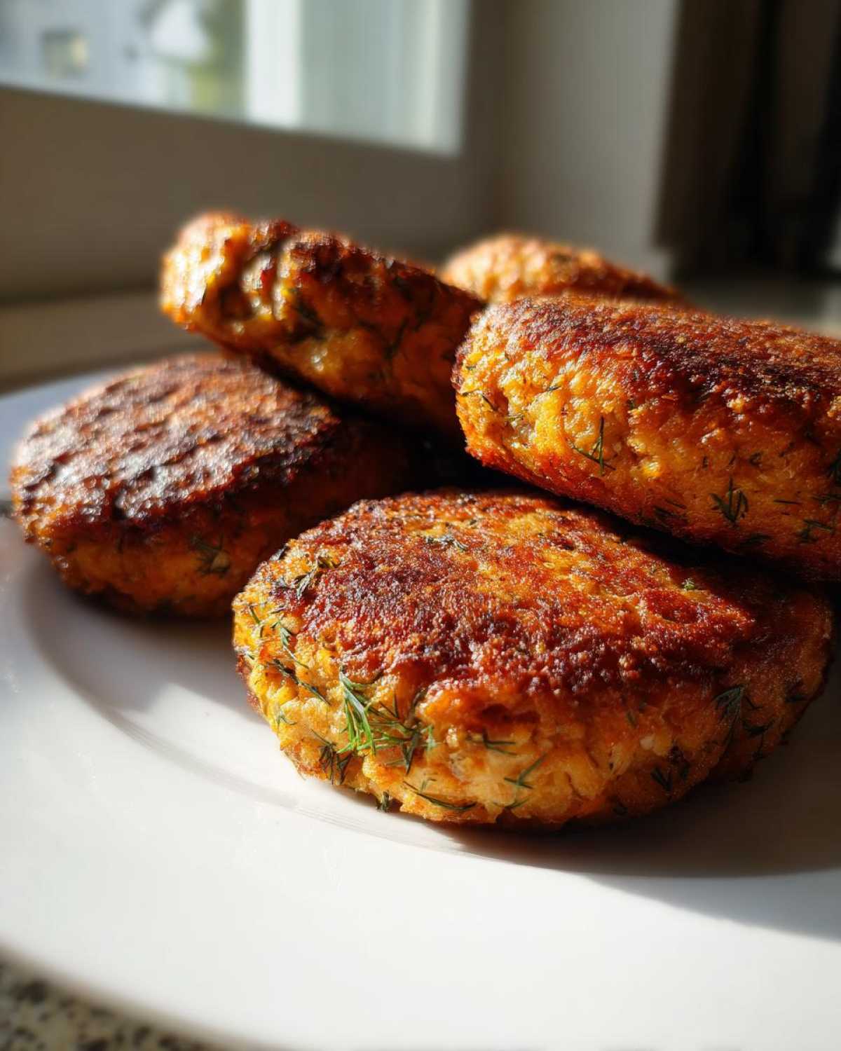 Lemon Dill Salmon Patties - detail 2
