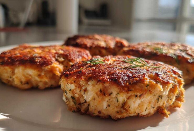 Lemon Dill Salmon Patties
