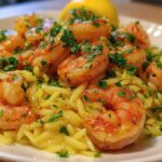 Lemon Garlic Shrimp and Orzo