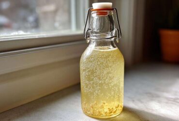 Lemon Ginger Kombucha Fizz
