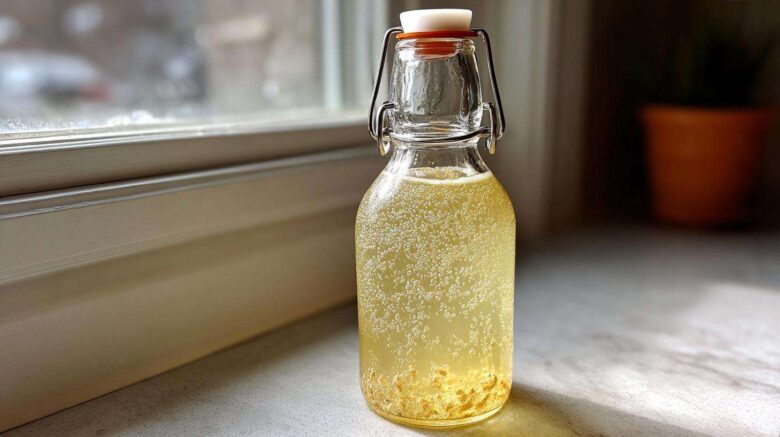 Lemon Ginger Kombucha Fizz