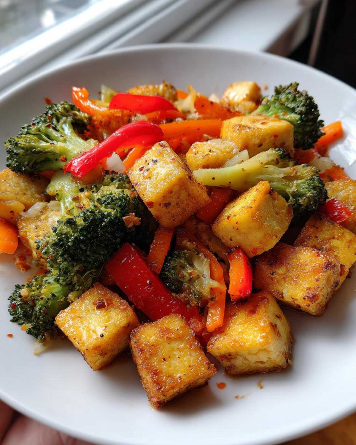 Lemon Pepper Tofu Stir-Fry - detail 1