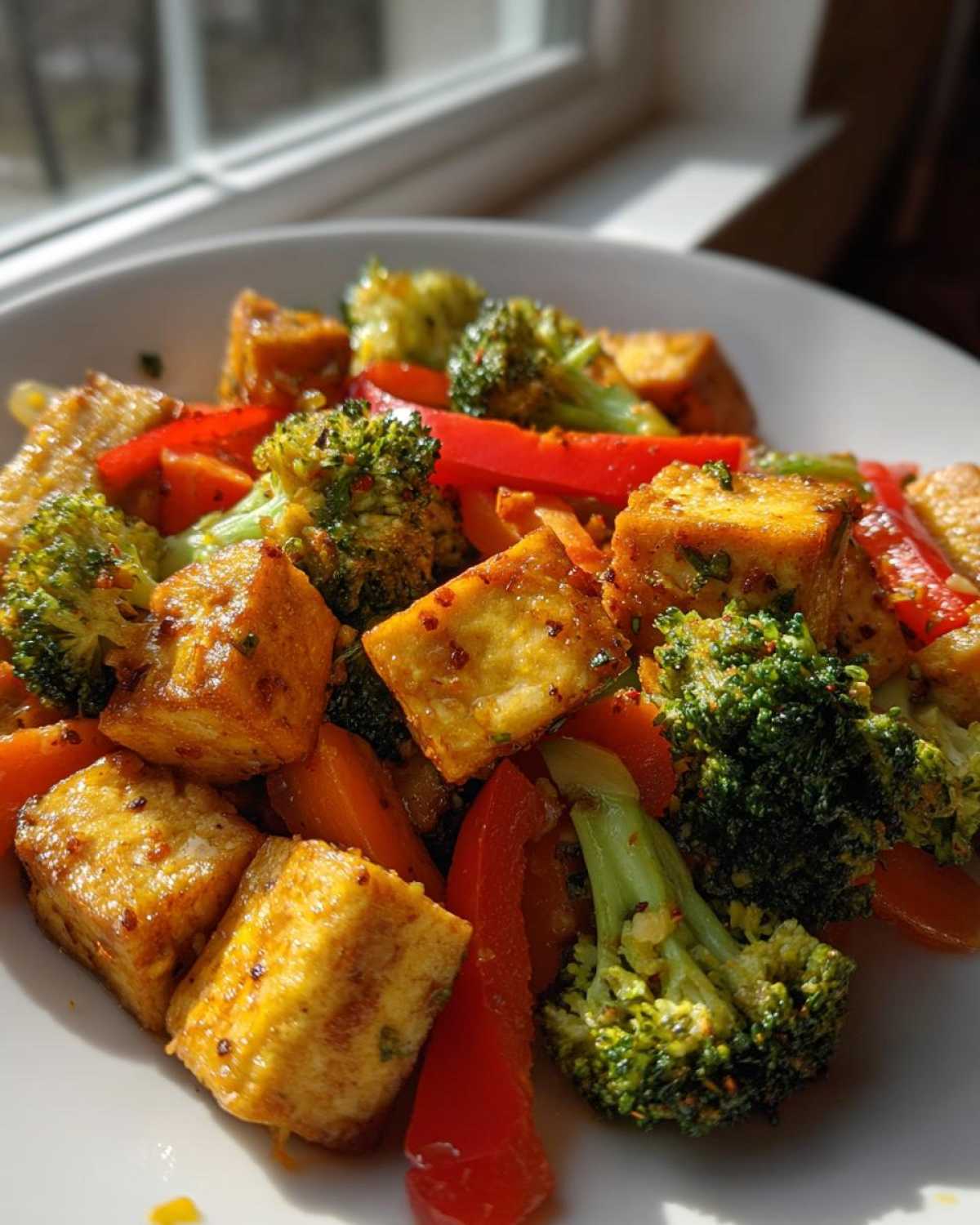 Lemon Pepper Tofu Stir-Fry - detail 2