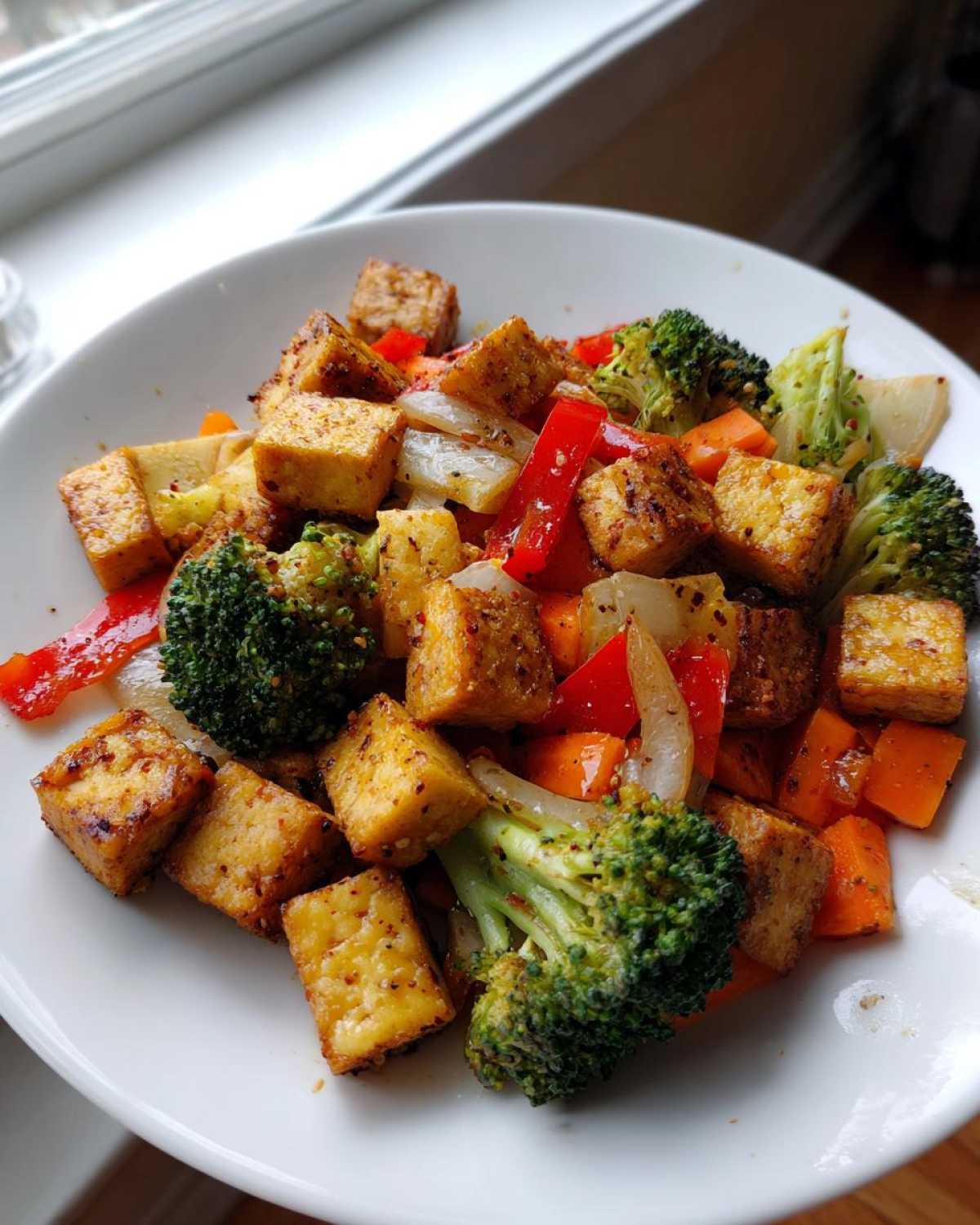 Lemon Pepper Tofu Stir-Fry - detail 3
