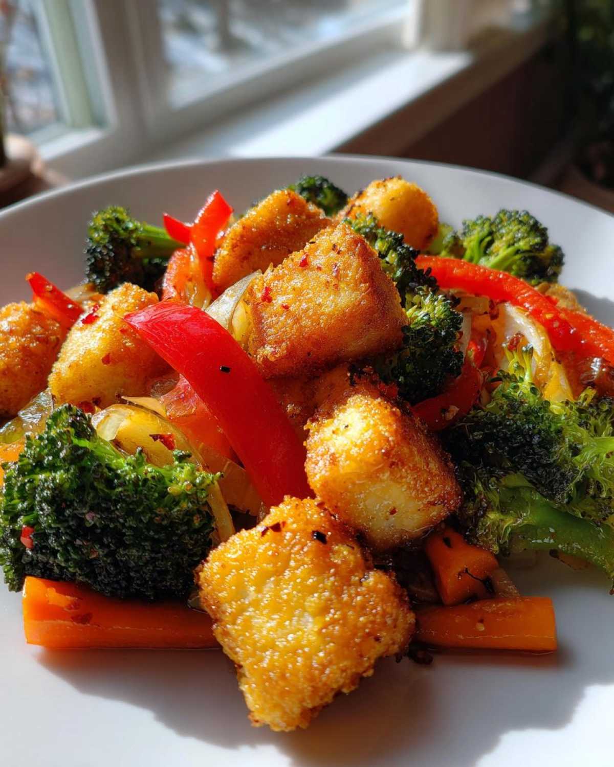 Lemon Pepper Tofu Stir-Fry - detail 4