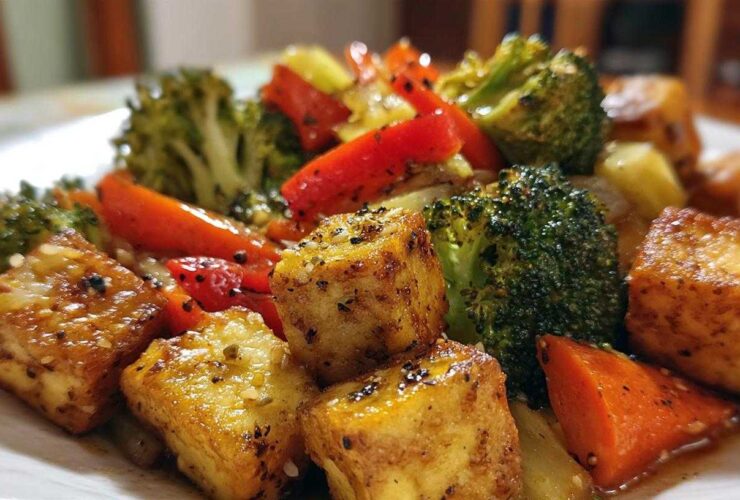 Lemon Pepper Tofu Stir-Fry