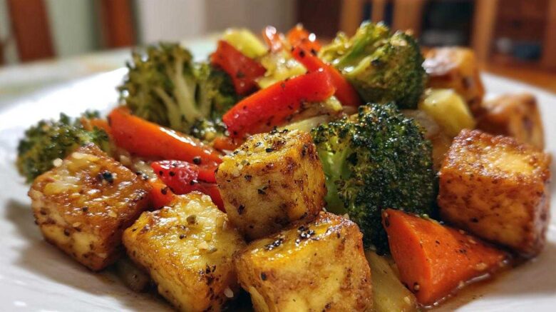 Lemon Pepper Tofu Stir-Fry