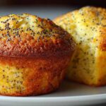 Lemon Poppy Seed Muffins (Low Sugar)