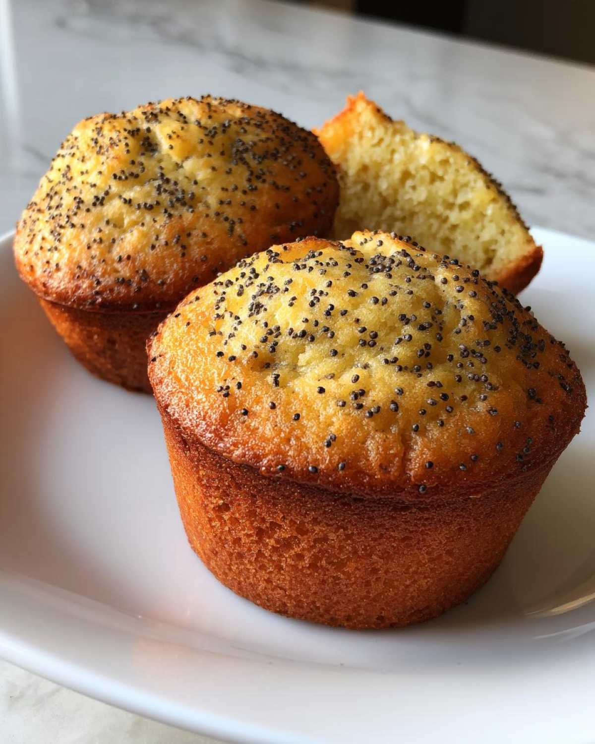 Lemon Poppy Seed Muffins (Low Sugar) - detail 4