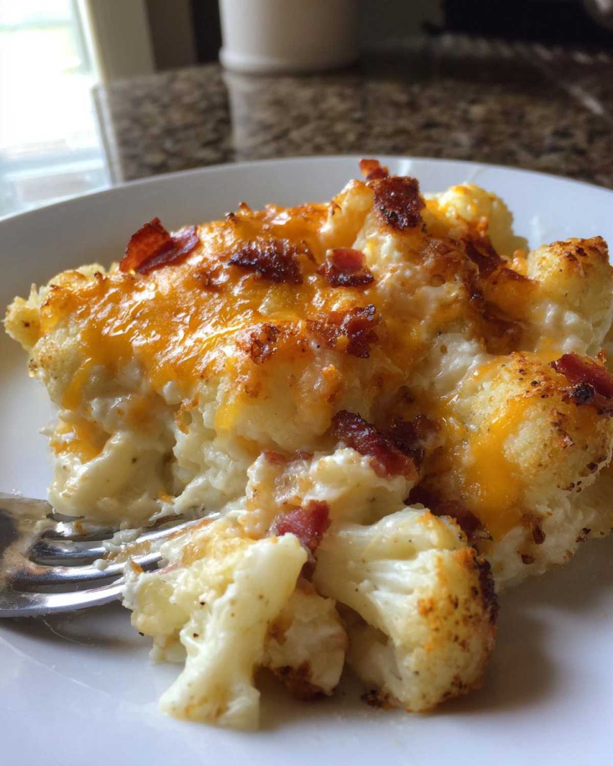 Loaded Cauliflower Bake (Low Carb) - detail 4