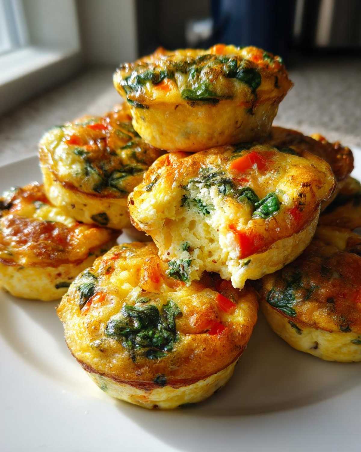 Low-Carb Veggie Frittata Bites - detail 1