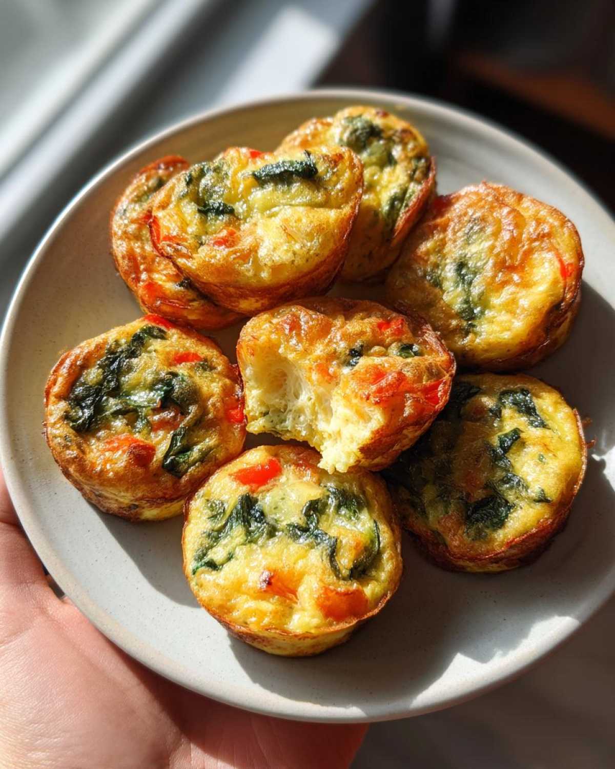 Low-Carb Veggie Frittata Bites - detail 2