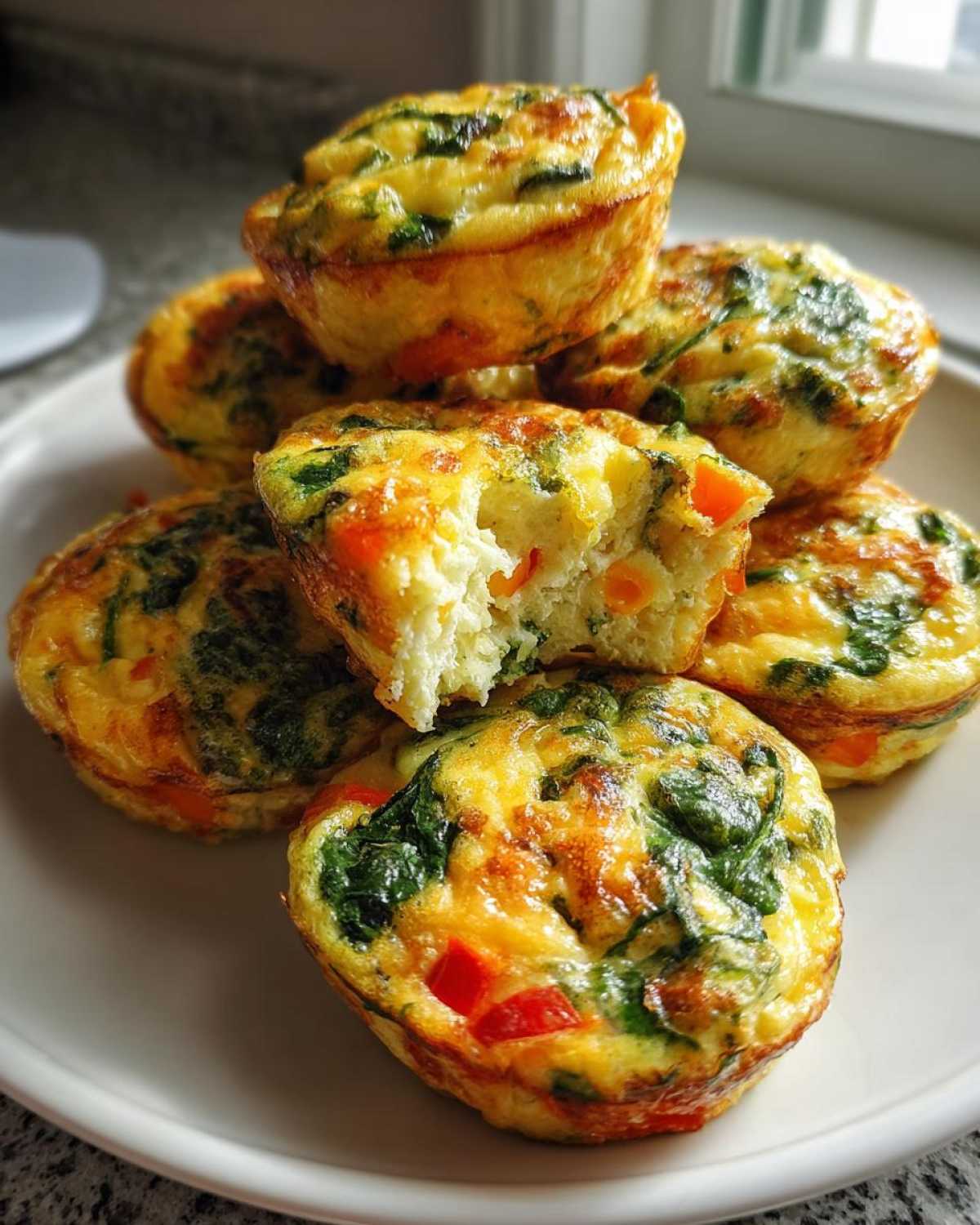 Low-Carb Veggie Frittata Bites - detail 3