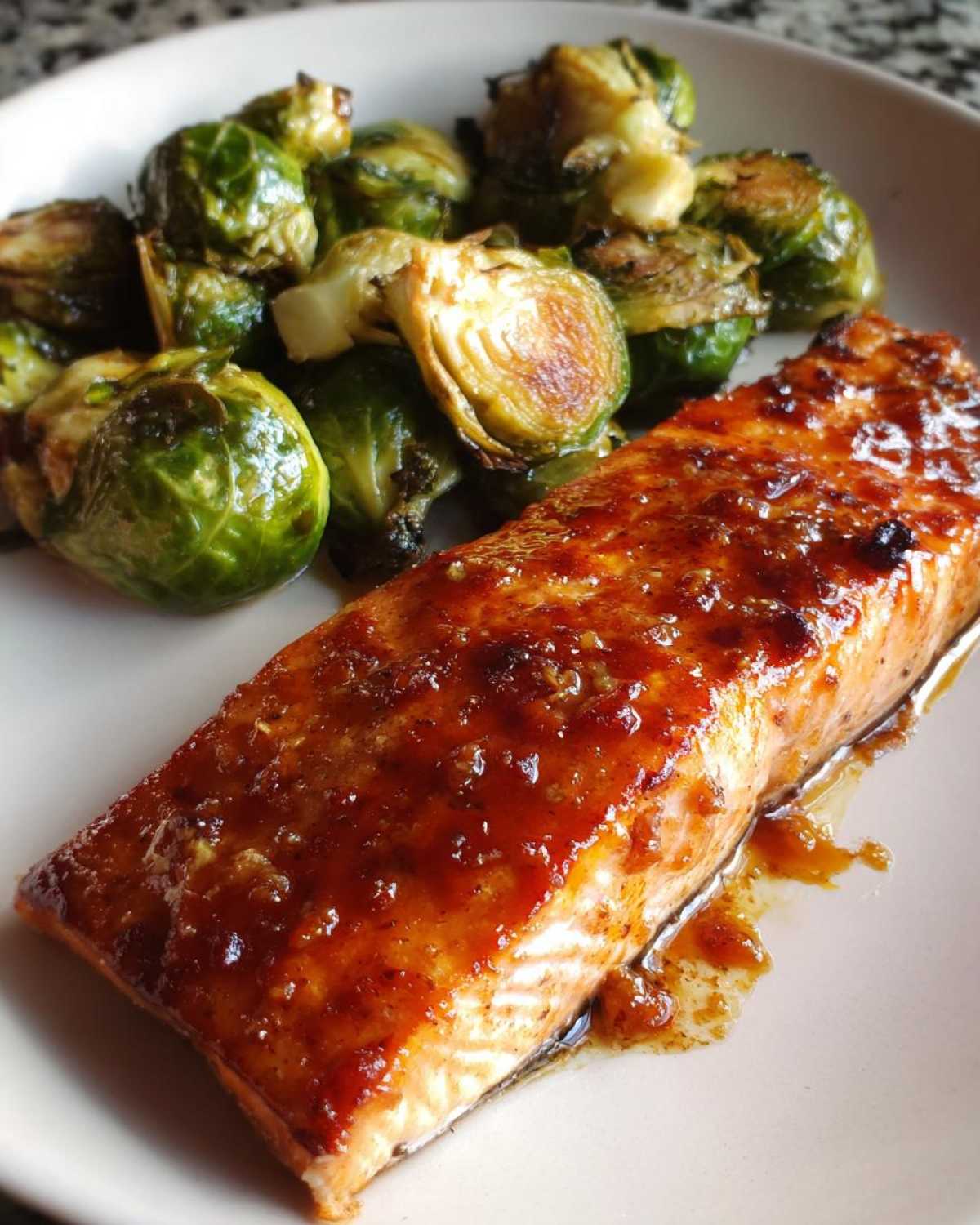 Maple Dijon Salmon with Brussels - detail 4