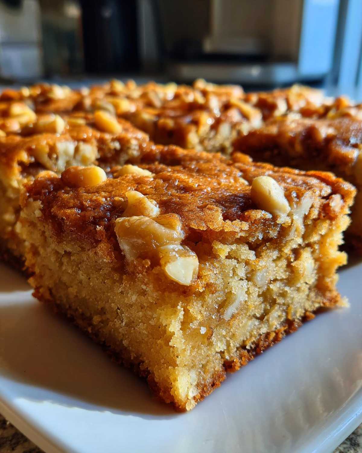Maple Walnut Blondies - detail 2