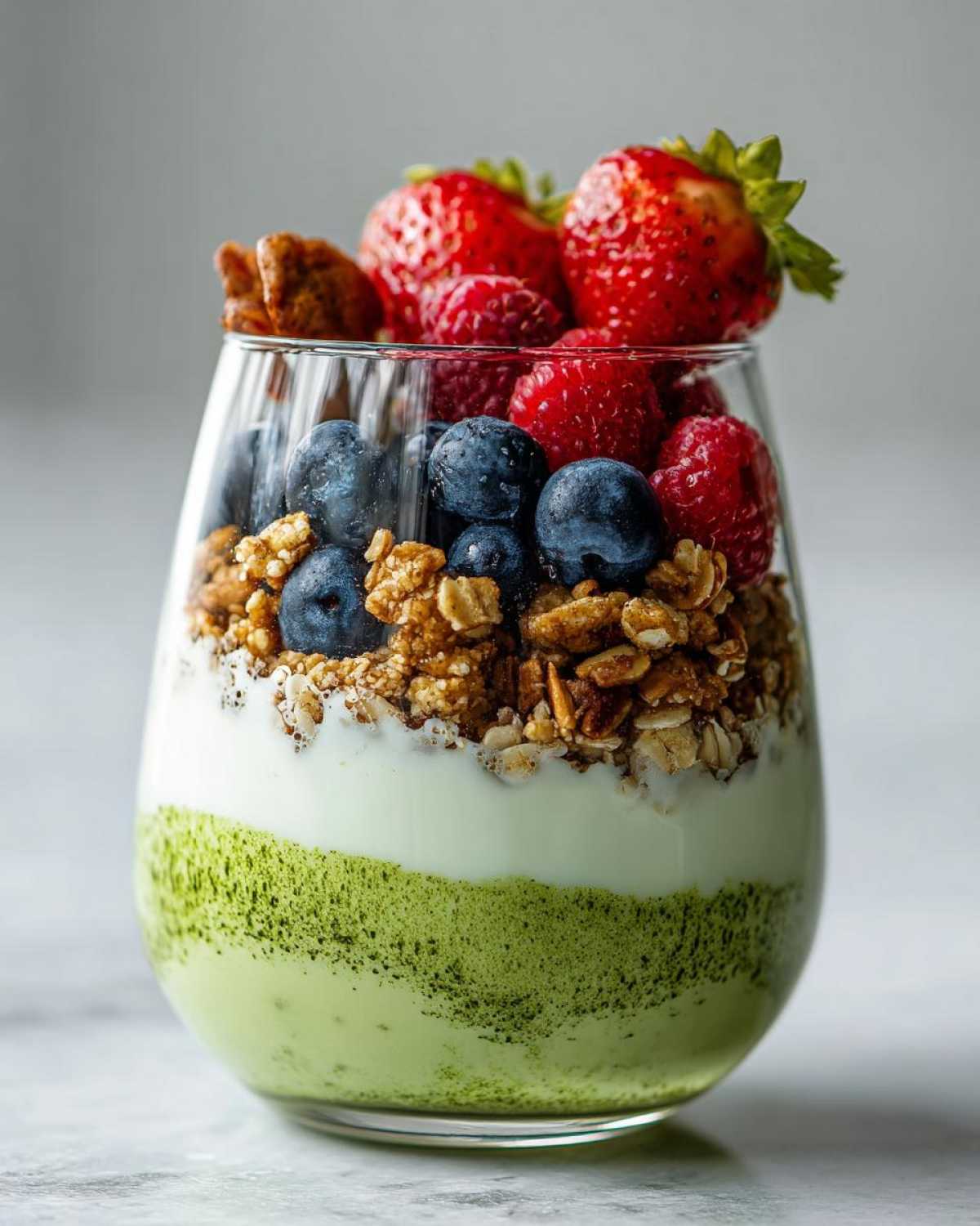 Matcha Avocado Yogurt Parfait - detail 1