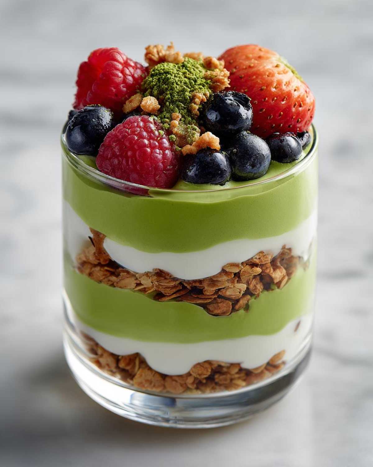 Matcha Avocado Yogurt Parfait - detail 2