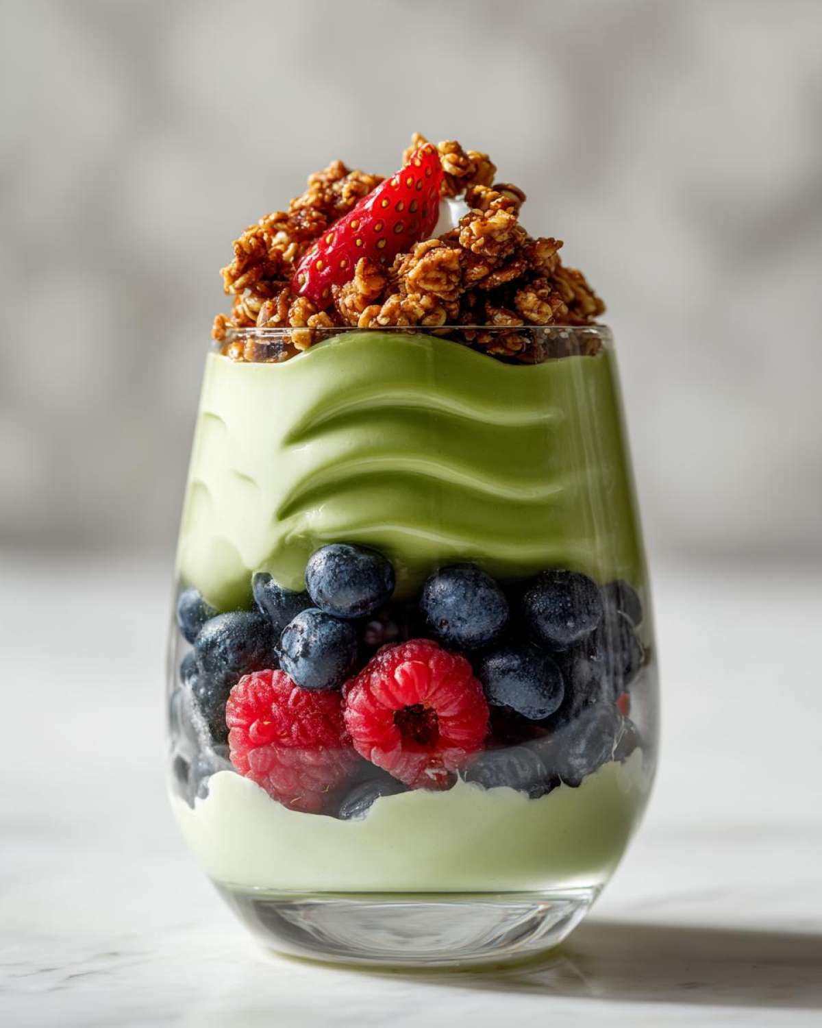 Matcha Avocado Yogurt Parfait - detail 3