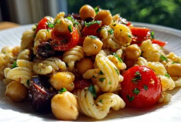 Mediterranean Chickpea Pasta Salad