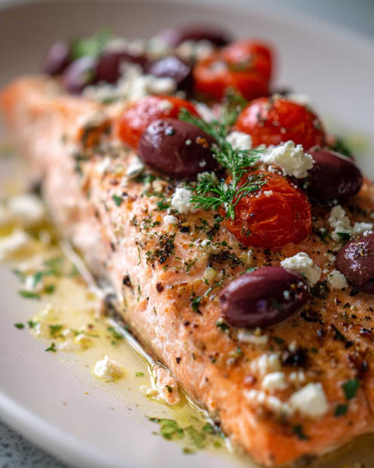 Mediterranean Sheet Pan Salmon - detail 3