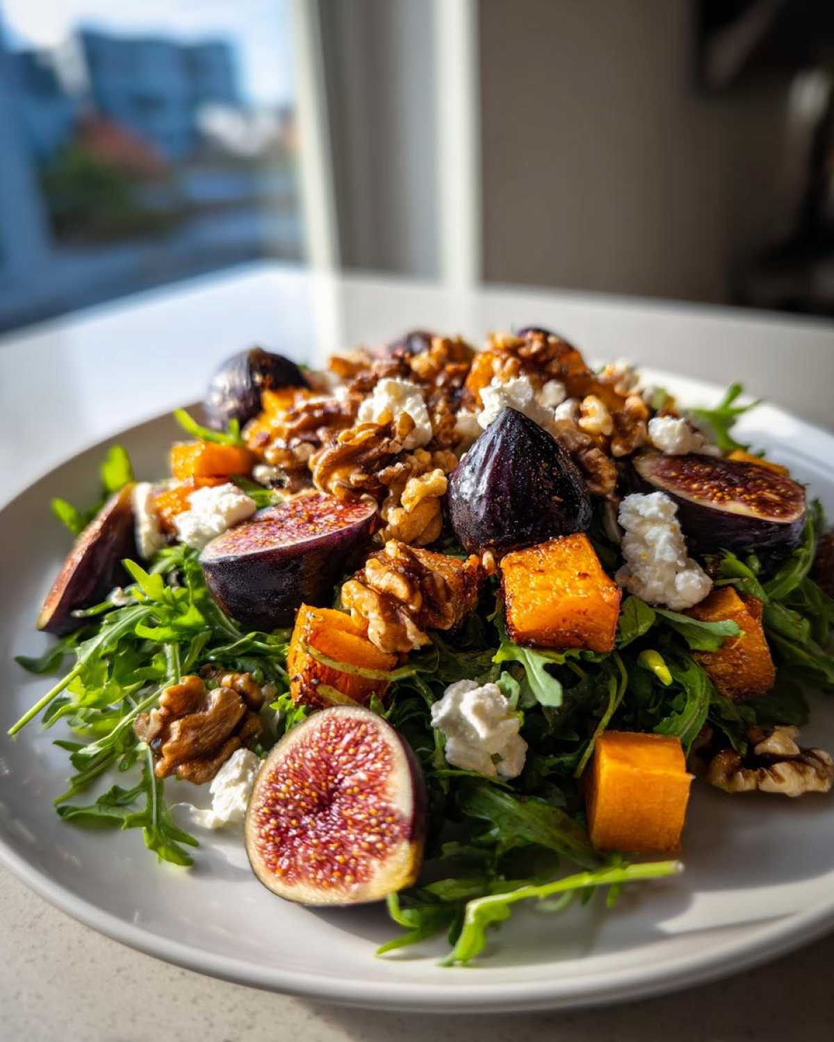 Mediterranean Winter Salad with Figs - detail 1