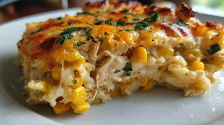 Mexican Street Corn Chicken Bake