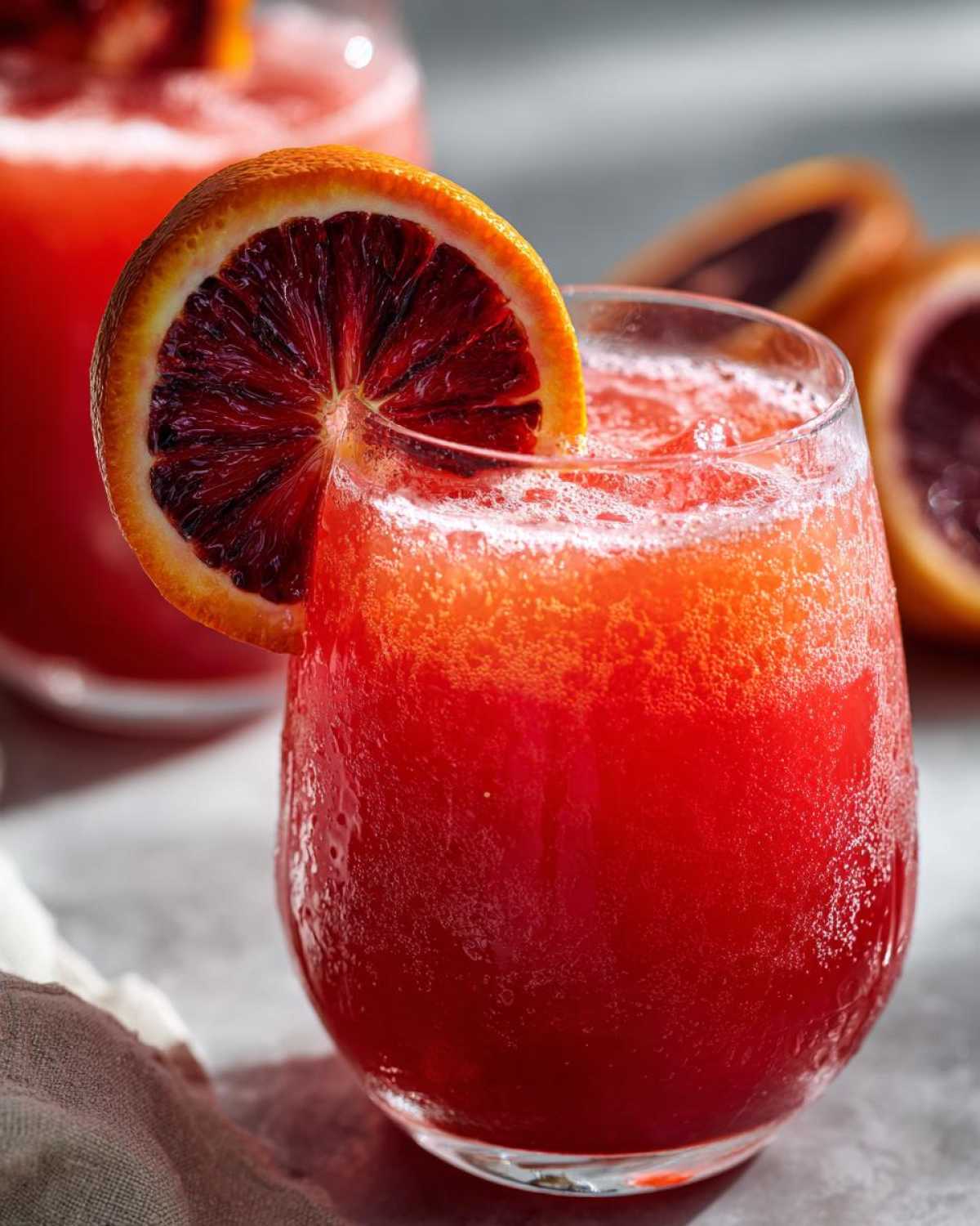 Mimosa Mocktail with Blood Orange - detail 2