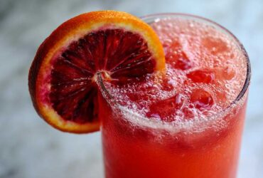 Mimosa Mocktail with Blood Orange