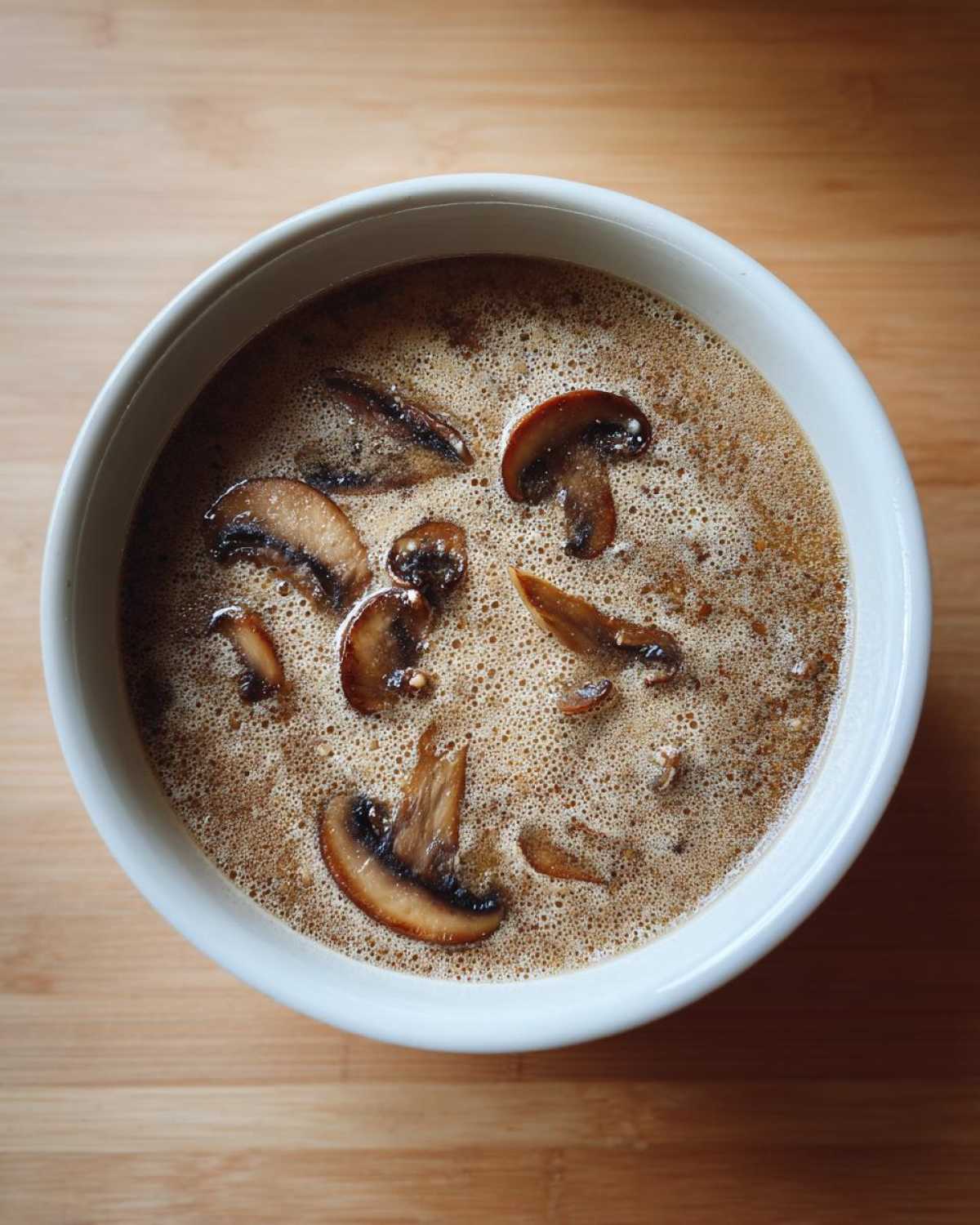 Miso Tahini Soup with Mushrooms - detail 4