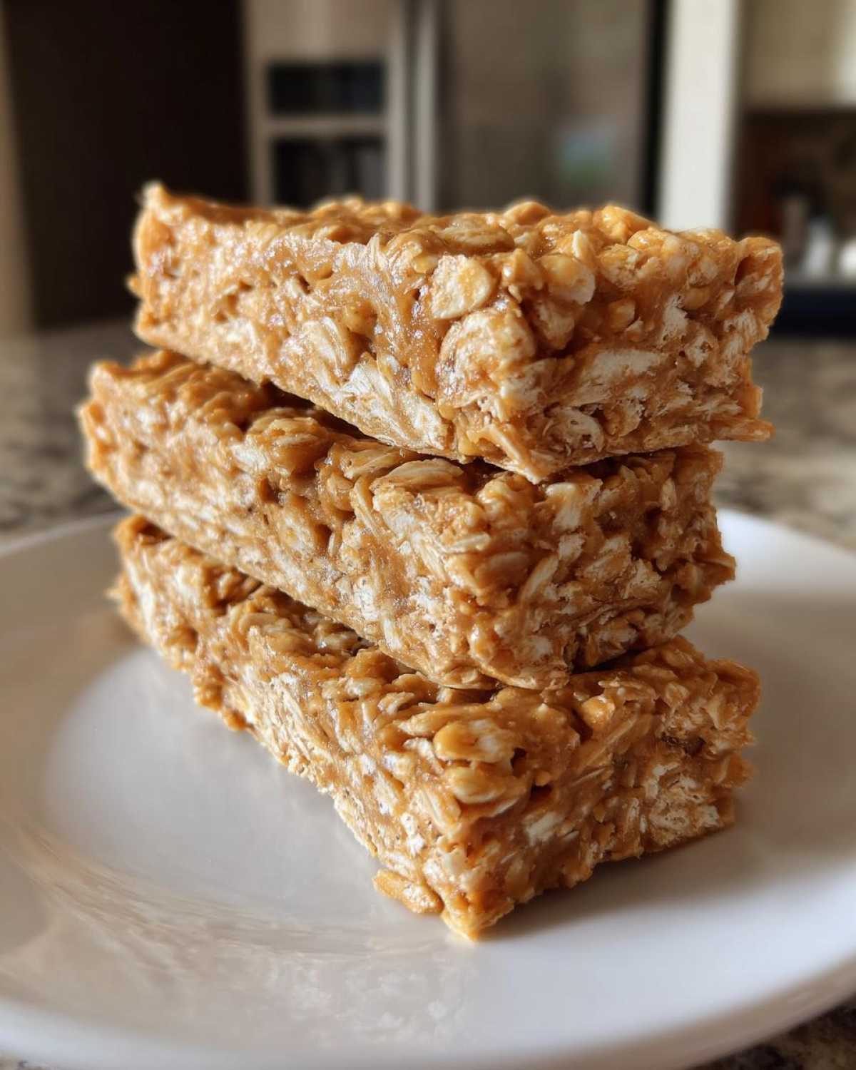 No-Bake Peanut Butter Oat Bars - detail 1