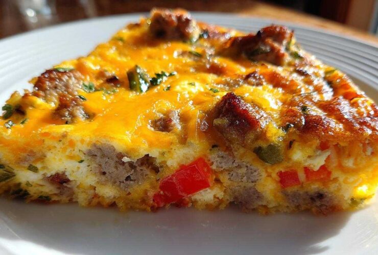 One-Pan Turkey Sausage and Egg Skillet