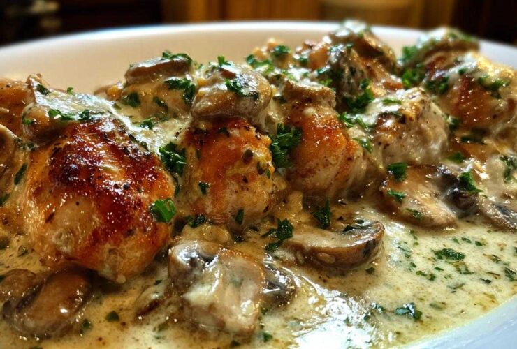 One-Pot Creamy Mushroom Chicken