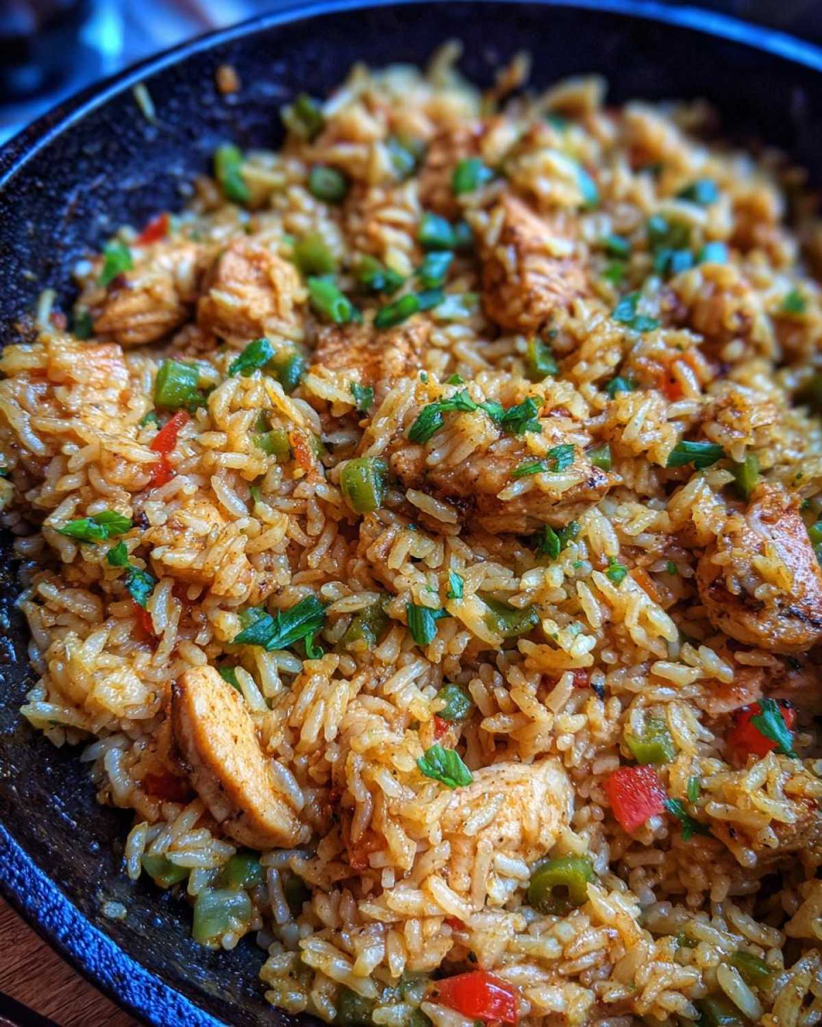 One-Skillet Cajun Chicken Jambalaya - detail 3