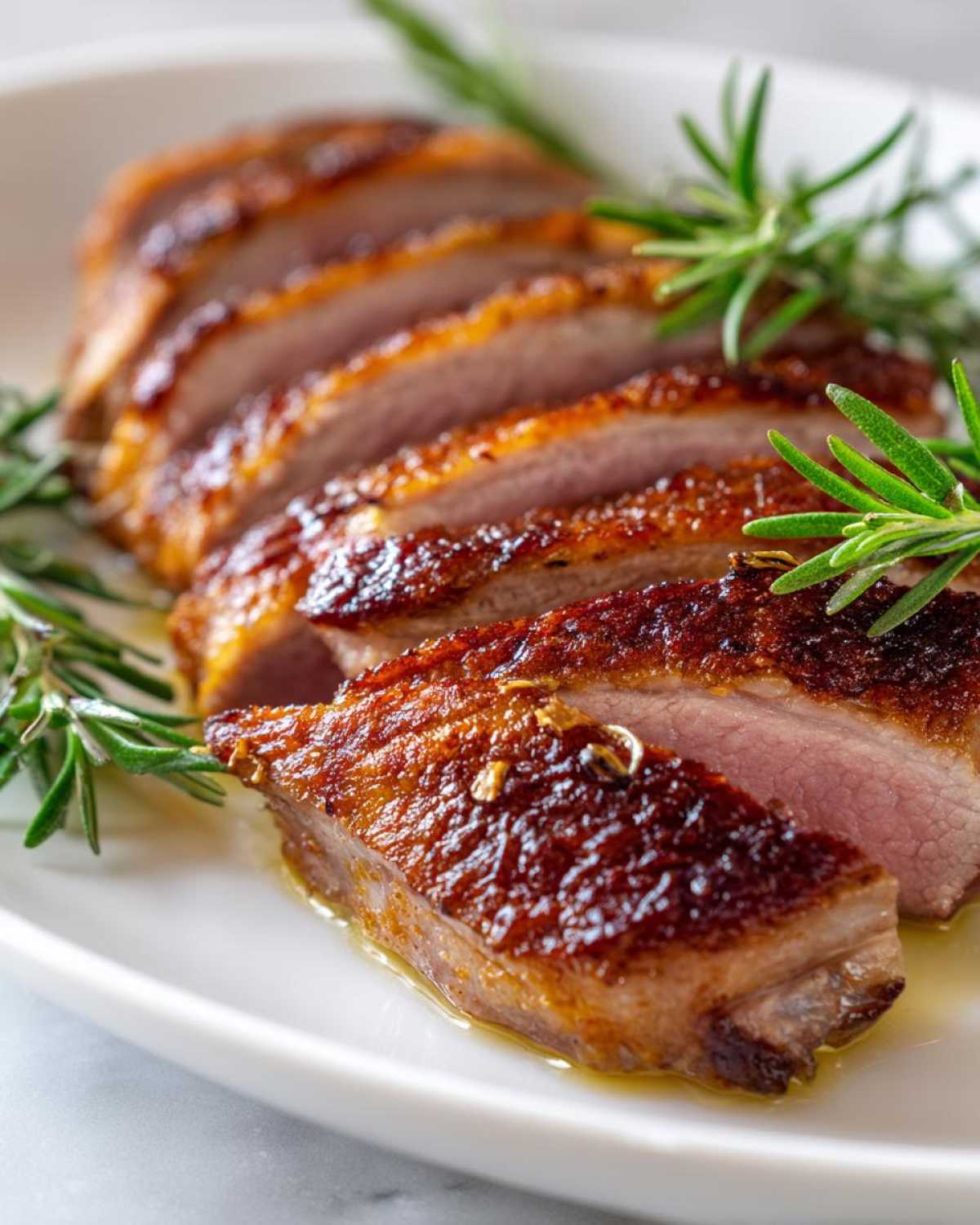 Orange Scented Rosemary Roasted Duck Breast - detail 1