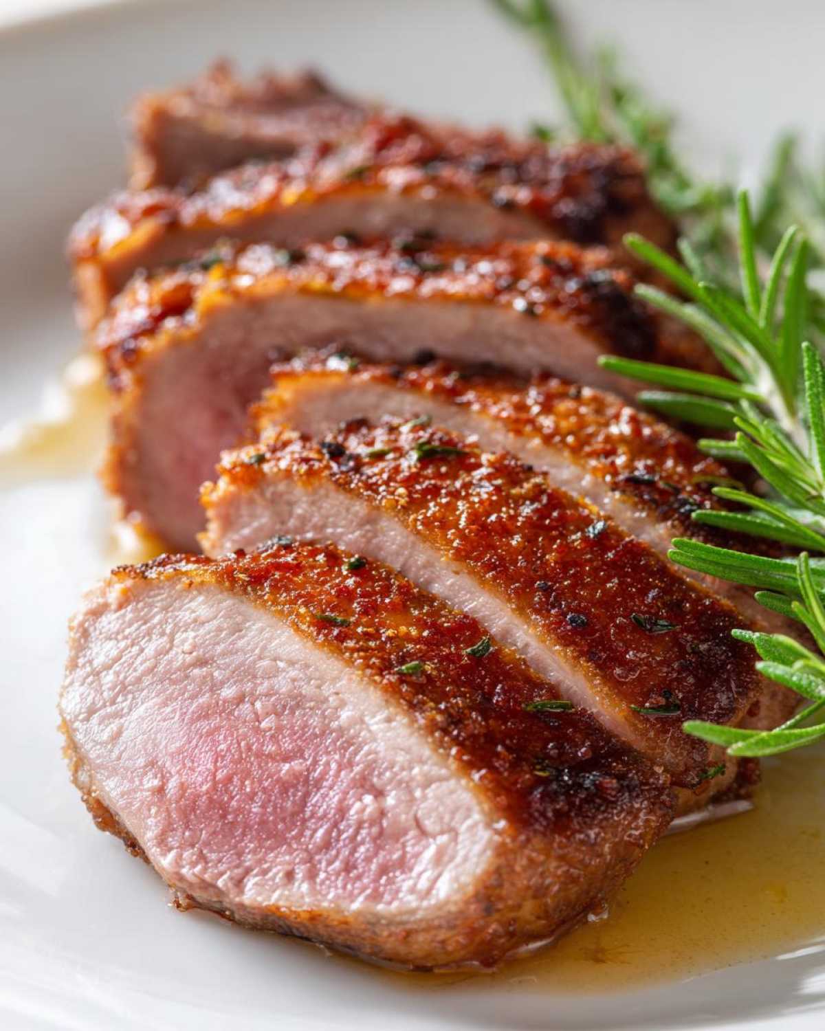 Orange Scented Rosemary Roasted Duck Breast - detail 2