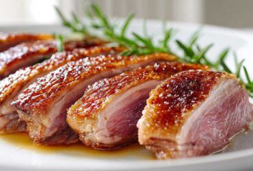 Orange Scented Rosemary Roasted Duck Breast