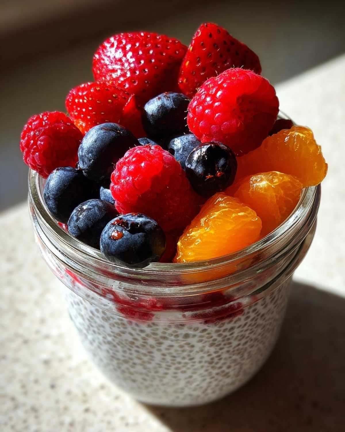 Overnight Chia Pudding with Citrus Berries - detail 4